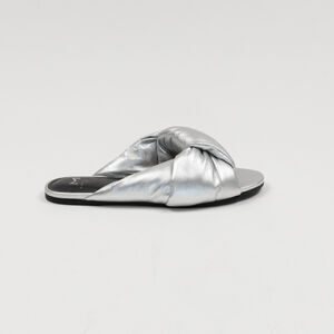 Marc Fisher Olgalia Womens Dressy Slip On Slide Sandals Silver Size 6.5 240033